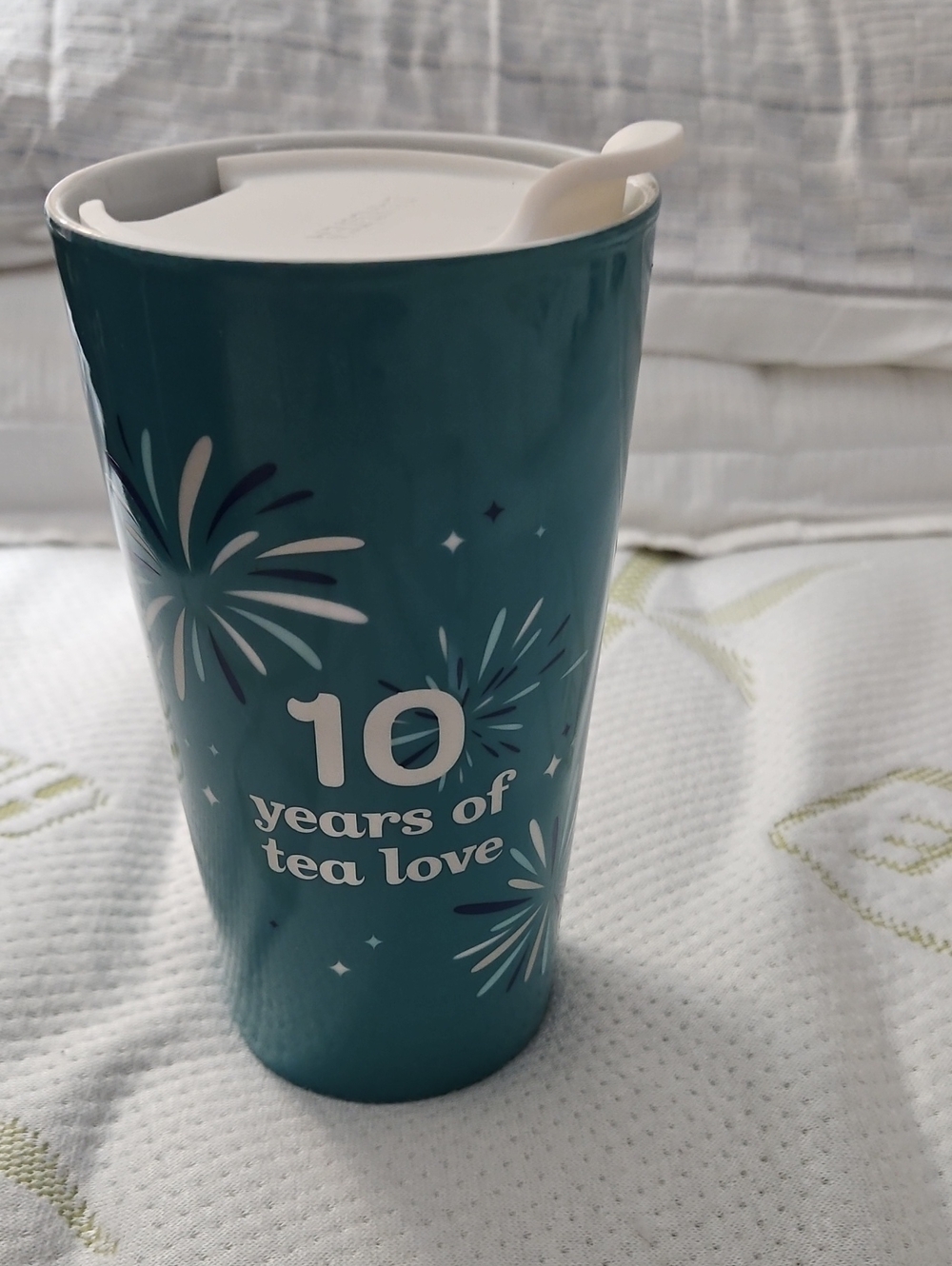 David’s Tea 10 Years Of Tea Love Green Travel Mug